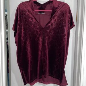 Maroon Karlie top. Size:S
